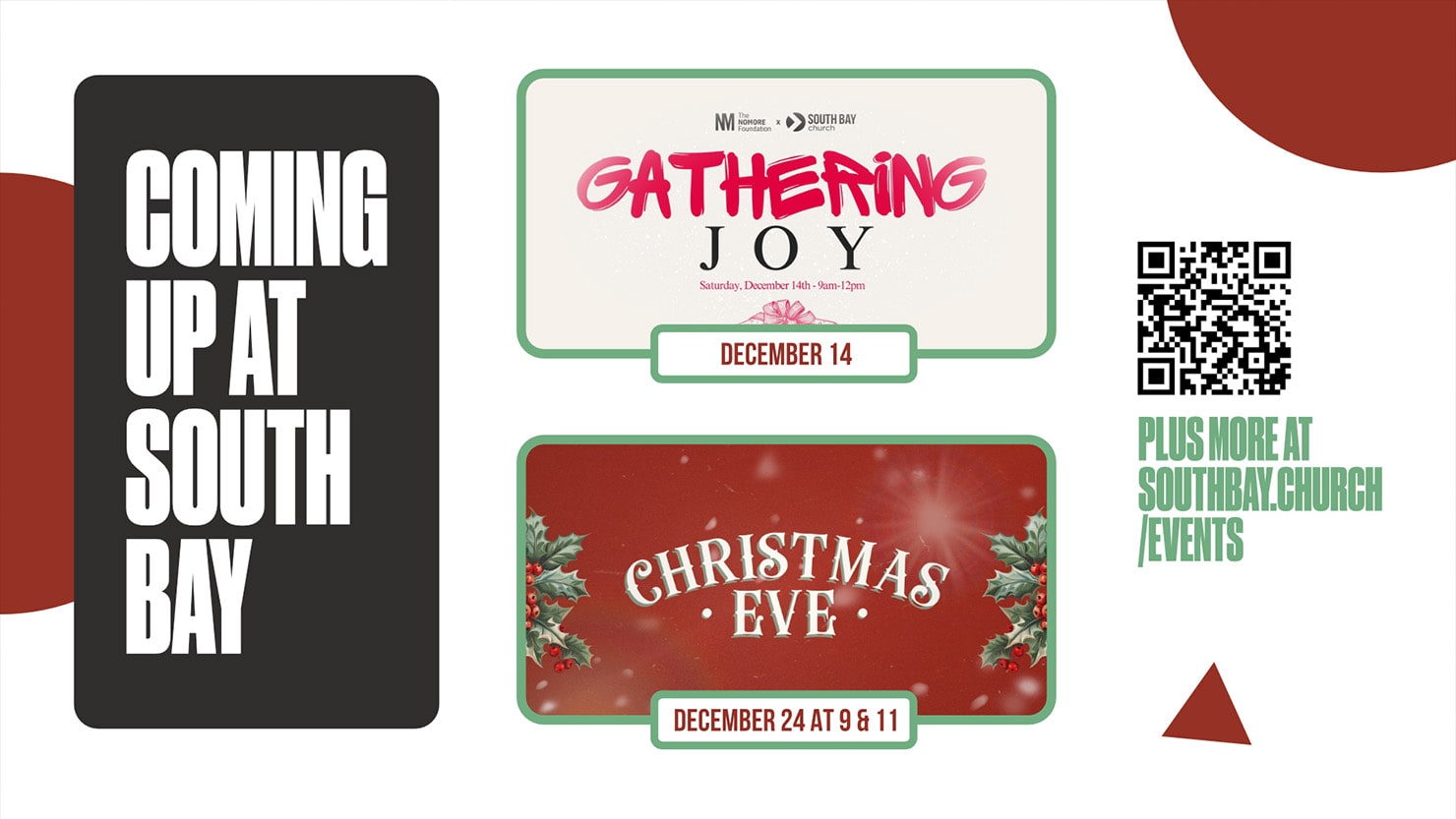 South Bay Church jan events